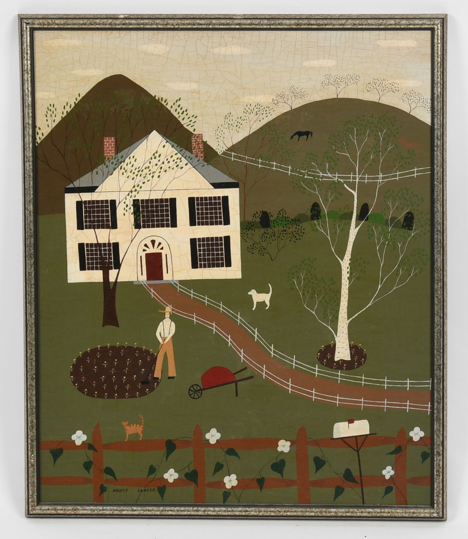 Nancy Lubeck (American, b. 1942) Oil on Board (1 of 5)