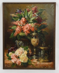 After Jean Baptiste Robie (1821-1910), Oil on Canvas