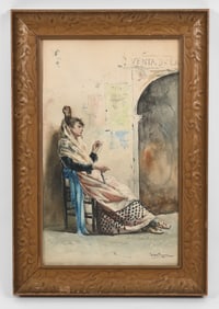Spanish School (c. 1900) Watercolor