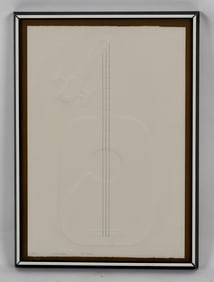 Omar Rayo (Columbian 1928-2010), Embossed Paper and Silkscreen Print