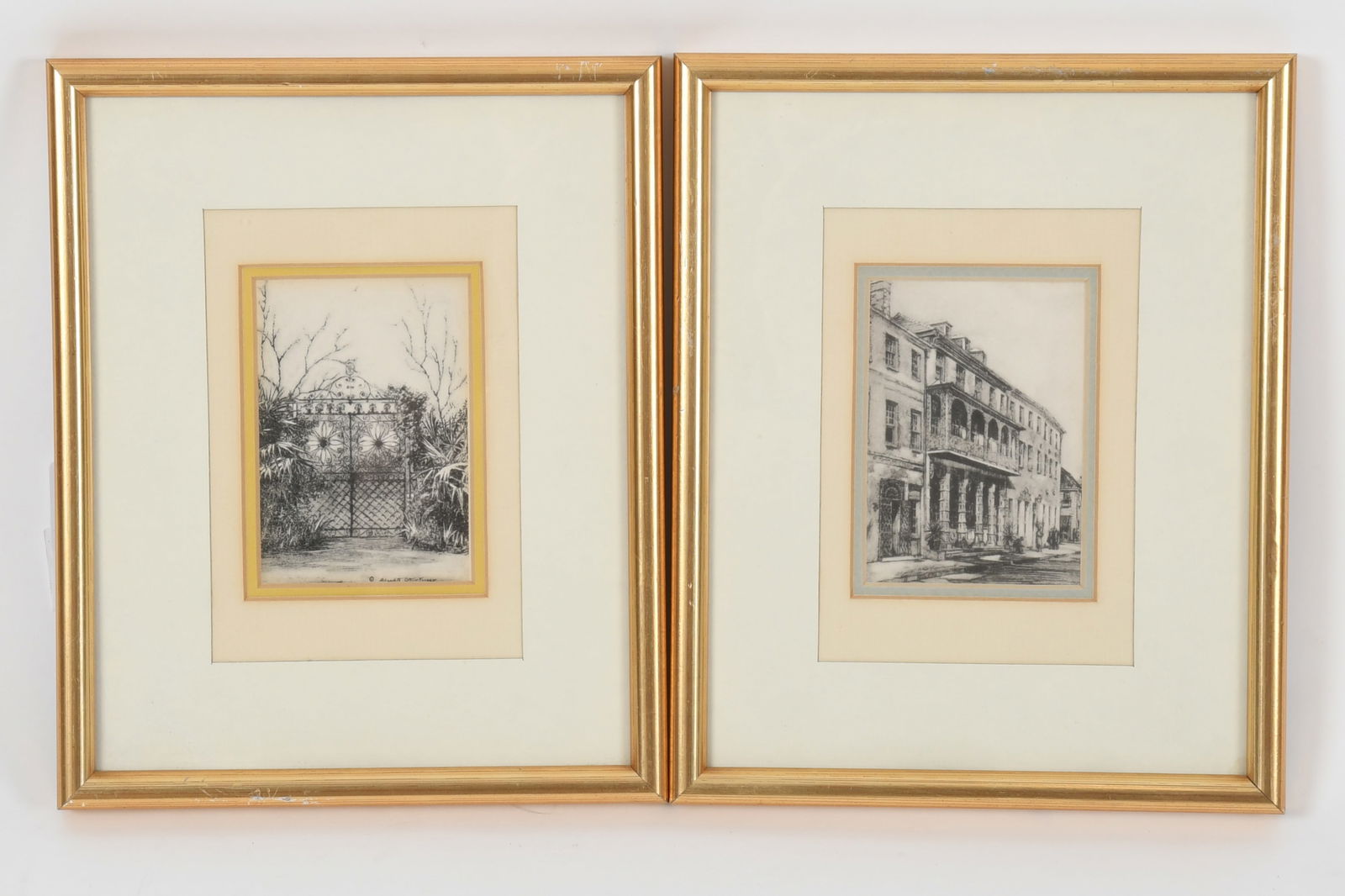 Elizabeth O'Neil Verner (1883-1979), Two Framed Etchings (1 of 6)