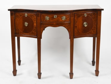 George III Inlaid Mahogany Sideboard, Circa 1800