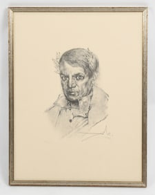 Salvador Dali (1904-1989), Lithograph of Picasso