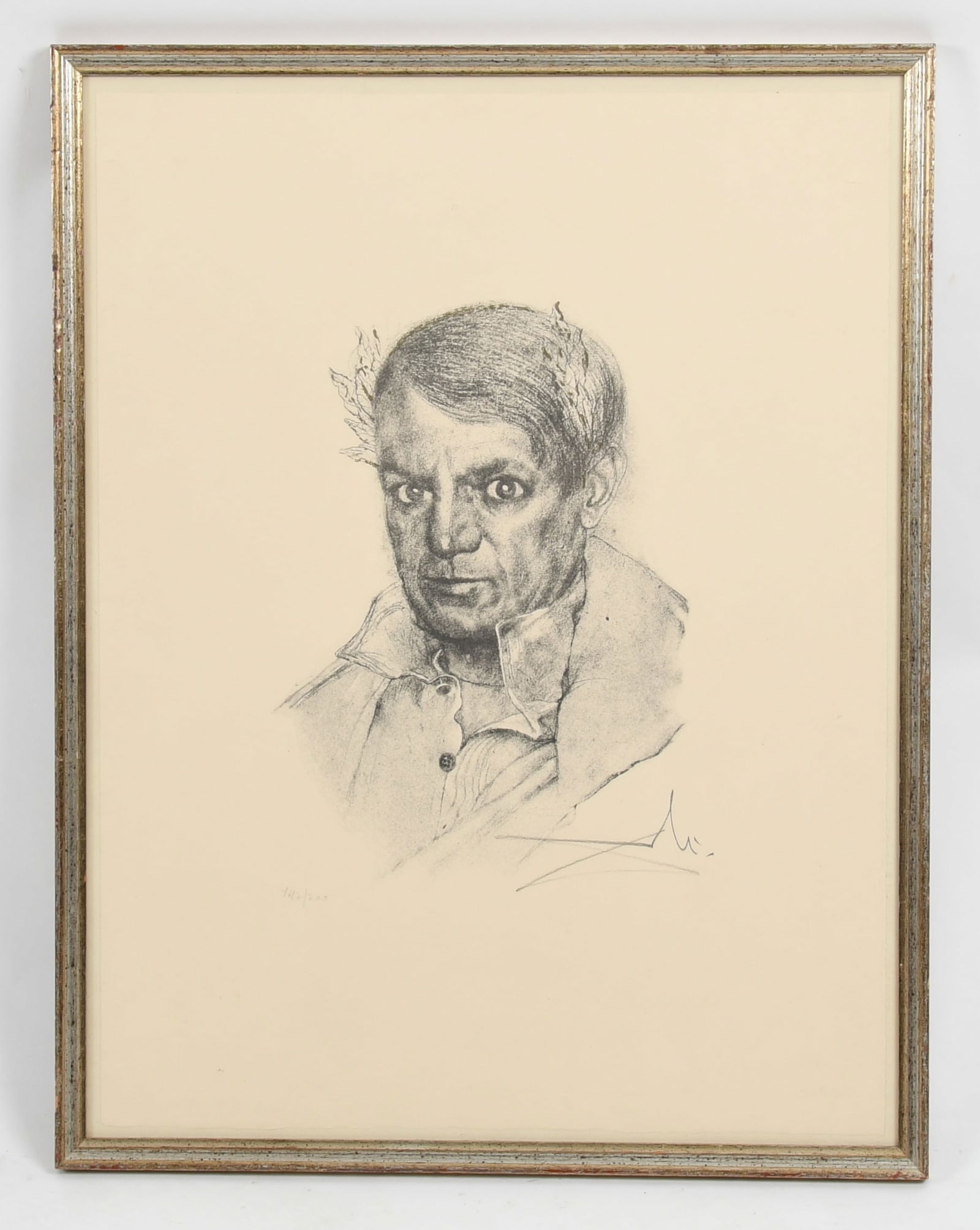 Salvador Dali (1904-1989), Lithograph of Picasso (1 of 6)