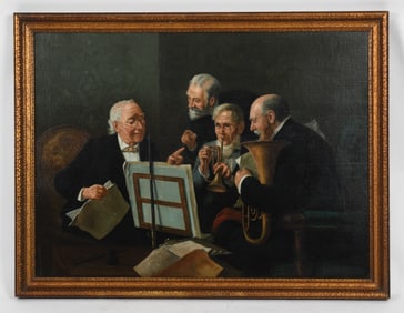 Att. to Louis Henry Charles Moeller (1855-1930), Oil on Canvas