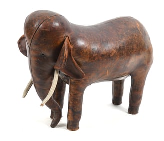 Dimitri Omersa (1927-1985) Elephant Footstool, Liberty of London