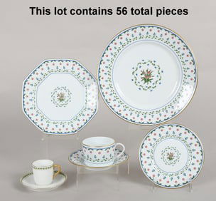 A Limoges (Ranaud & Cie) Partial Service, 56 pcs