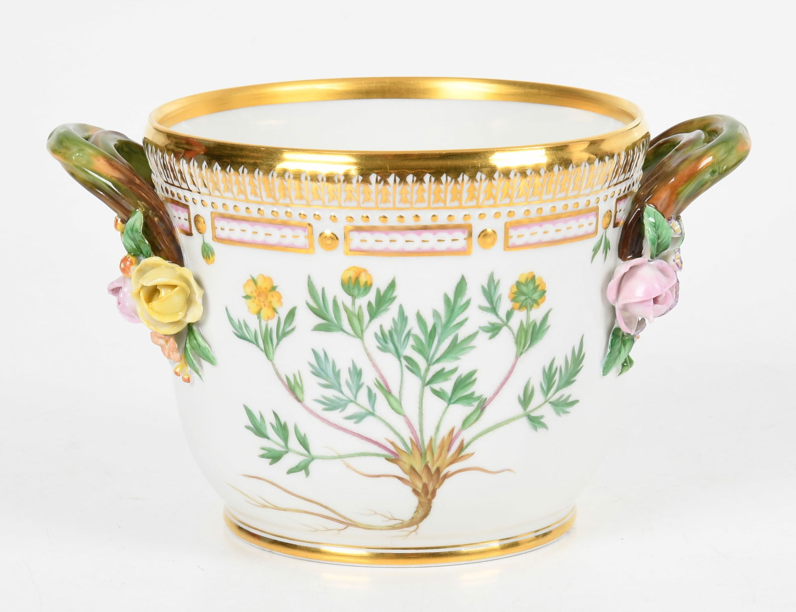 A Flora Danica Porcelain Cache Pot (1 of 9)