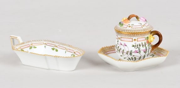 Royal Copenhagen Flora Danica, Two Pieces