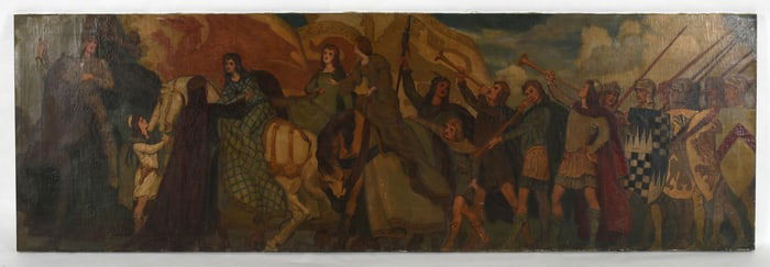 American School, Oil on Canvas, Early 20th Century