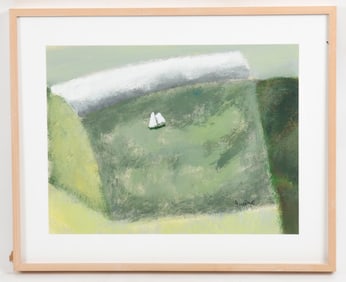 William Irvine (Born 1931) Oil on Paper