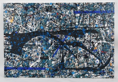 Haile Hart (American, Contemporary), Action Painting