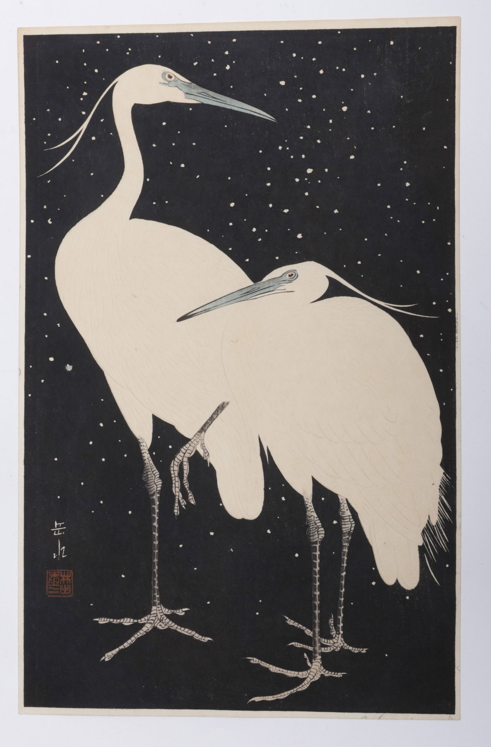 Gakusui Ide (1899-1982), Woodblock Print (1 of 2)