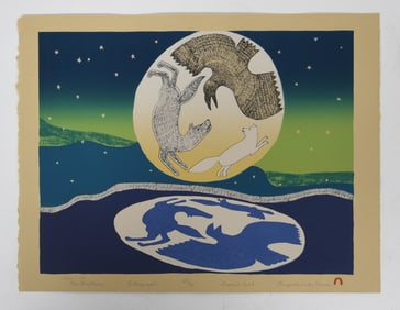 Ningeokuluk Teevee (b.1963), Lithograph