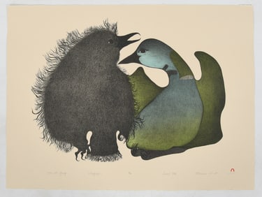 Pitaloosie Saila (Inuit, 1942-2021), Lithograph