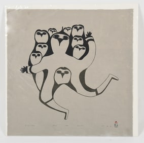 Pudlo Pudlat (Inuit, 1916-1992), Stonecut Print