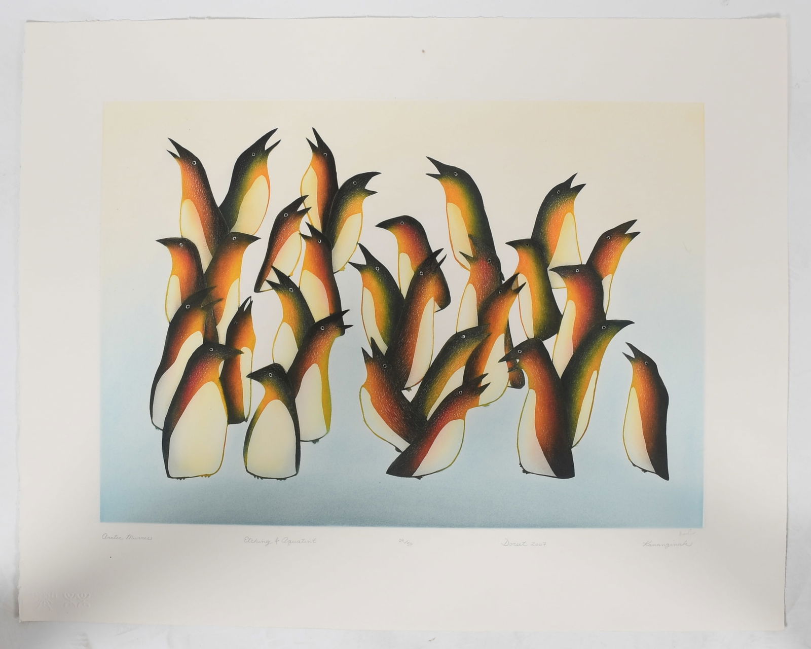 Kananginak Pootoogook (Inuit, 1935-2010), Etching and Aquatint (1 of 6)