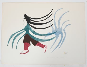 Myra Kukiigaut (Inuit 1926-2006), Stencil