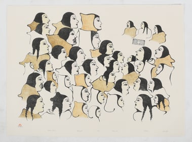 Pitaloosie Saila (Inuit, 1942-2021), Lithograph