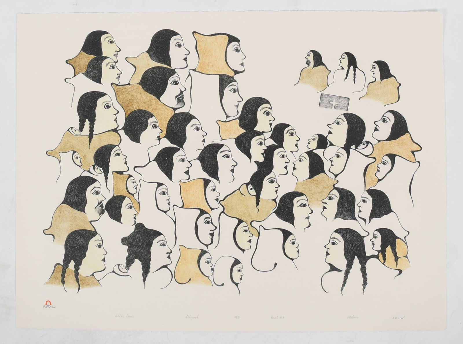 Pitaloosie Saila (Inuit, 1942-2021), Lithograph (1 of 6)