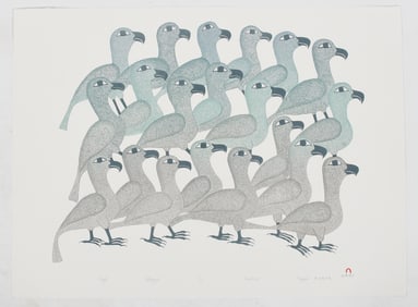 Kenojuak Ashevak (Inuit, 1927 - 2013), Lithograph