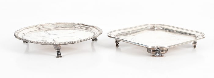 A Sterling Silver Salver by Edward Cornock c. 1730