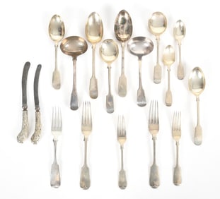A Group of English and Continental Silver