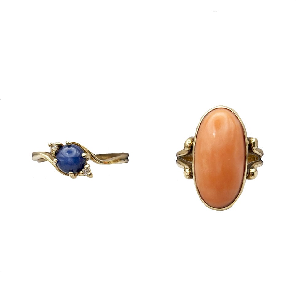 Two Vintage 14K and 10K Gold Rings (1 of 4)