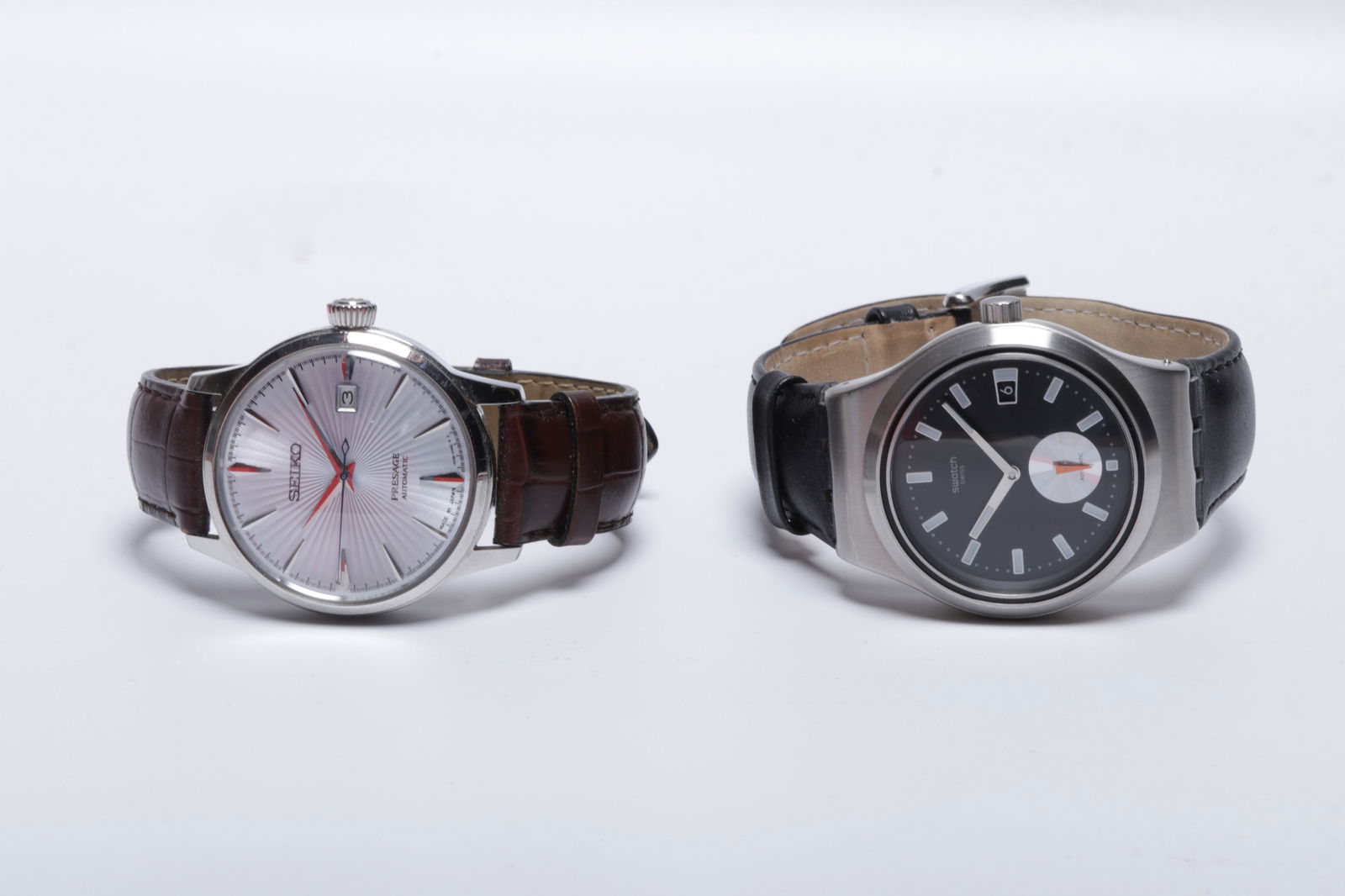 Two Modern Wristwatches, Seiko and Swatch (1 of 13)