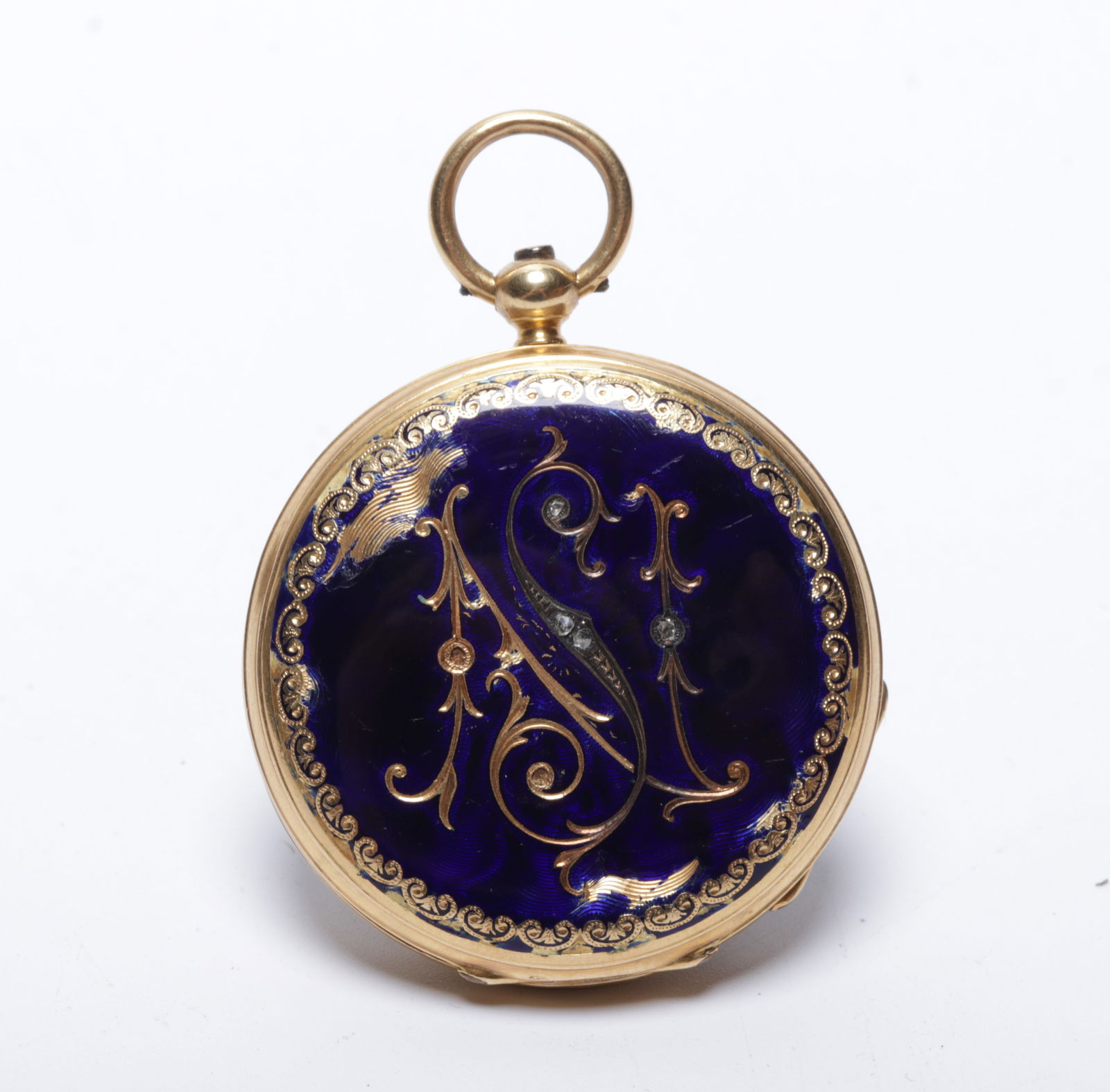 An 18k Gold Swiss Pocket Watch (1 of 9)