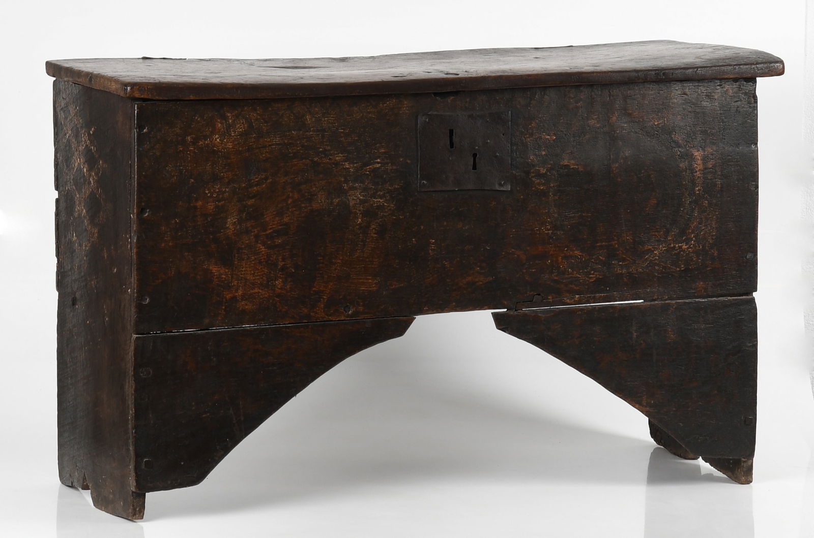 English Oak Boarded Chest, 17th Century (1 of 12)