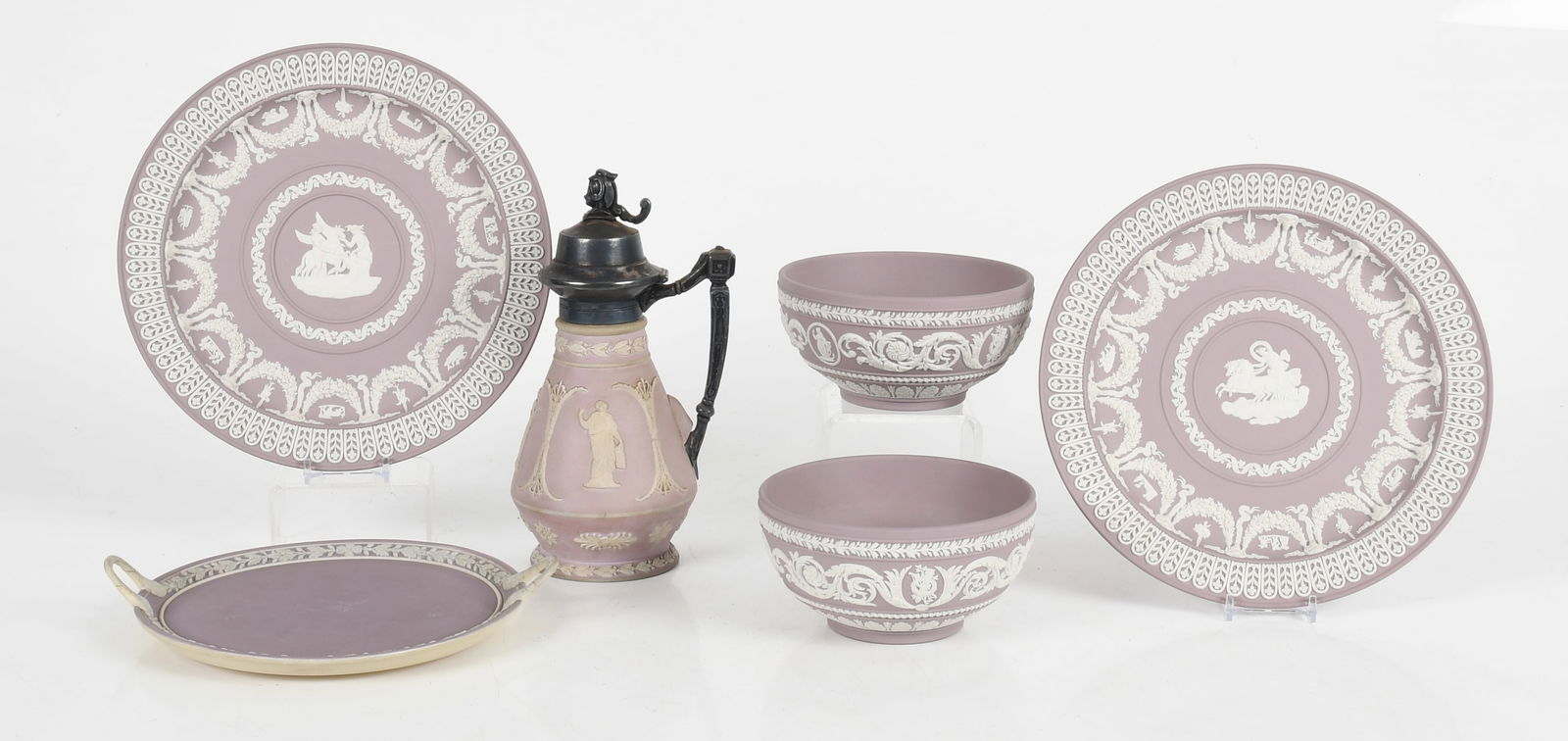 A Group of Wedgwood Jasperware, Lilac (1 of 10)