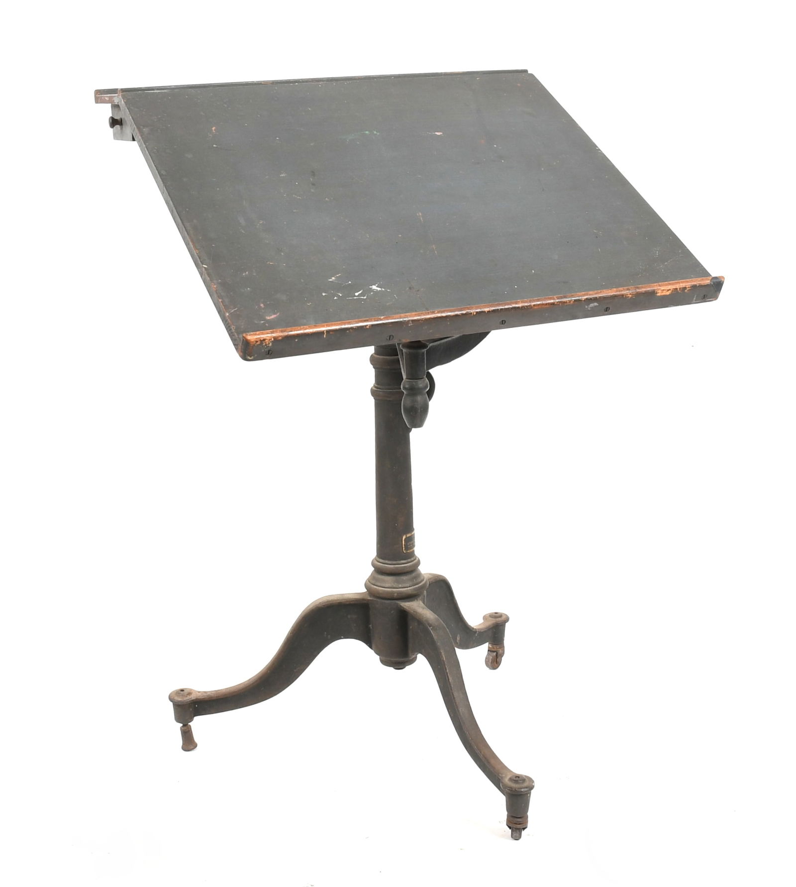 Keuffel & Esser Co. Industrial Cast Iron and Oak 'Favorite' Drawing Table (1 of 11)