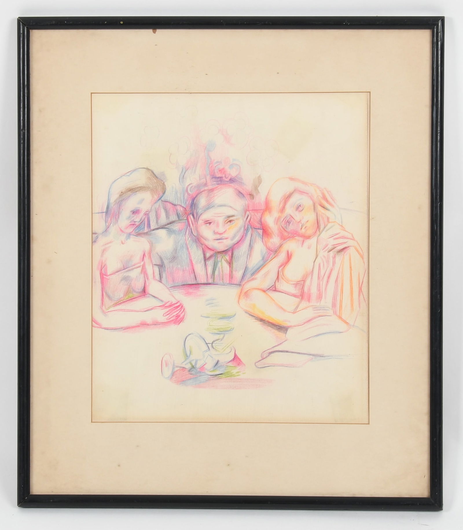 A Pastel Drawing, Manner George Gross (1 of 5)