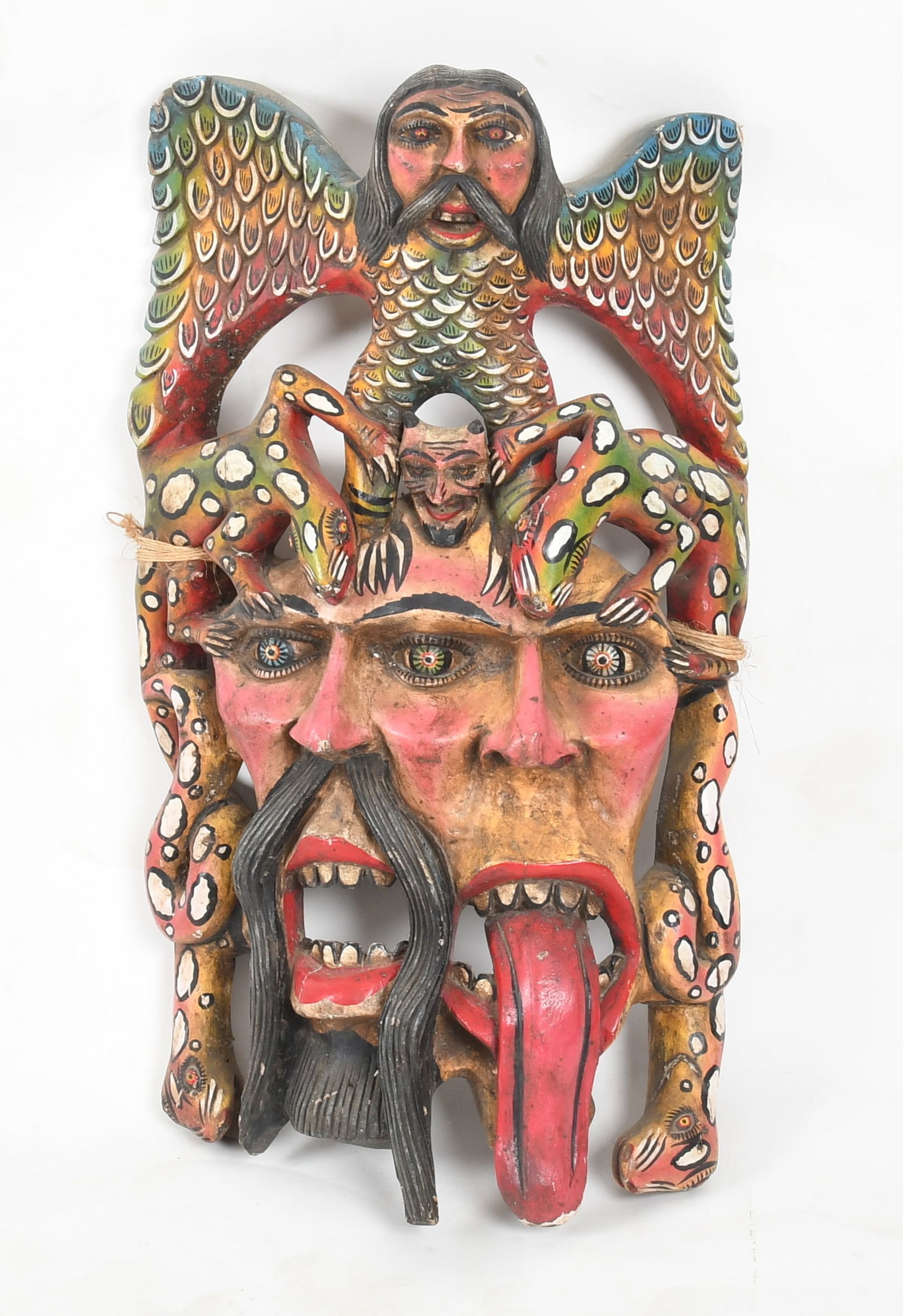 A Large Mexican Janus Mask, 20th Century (1 of 10)