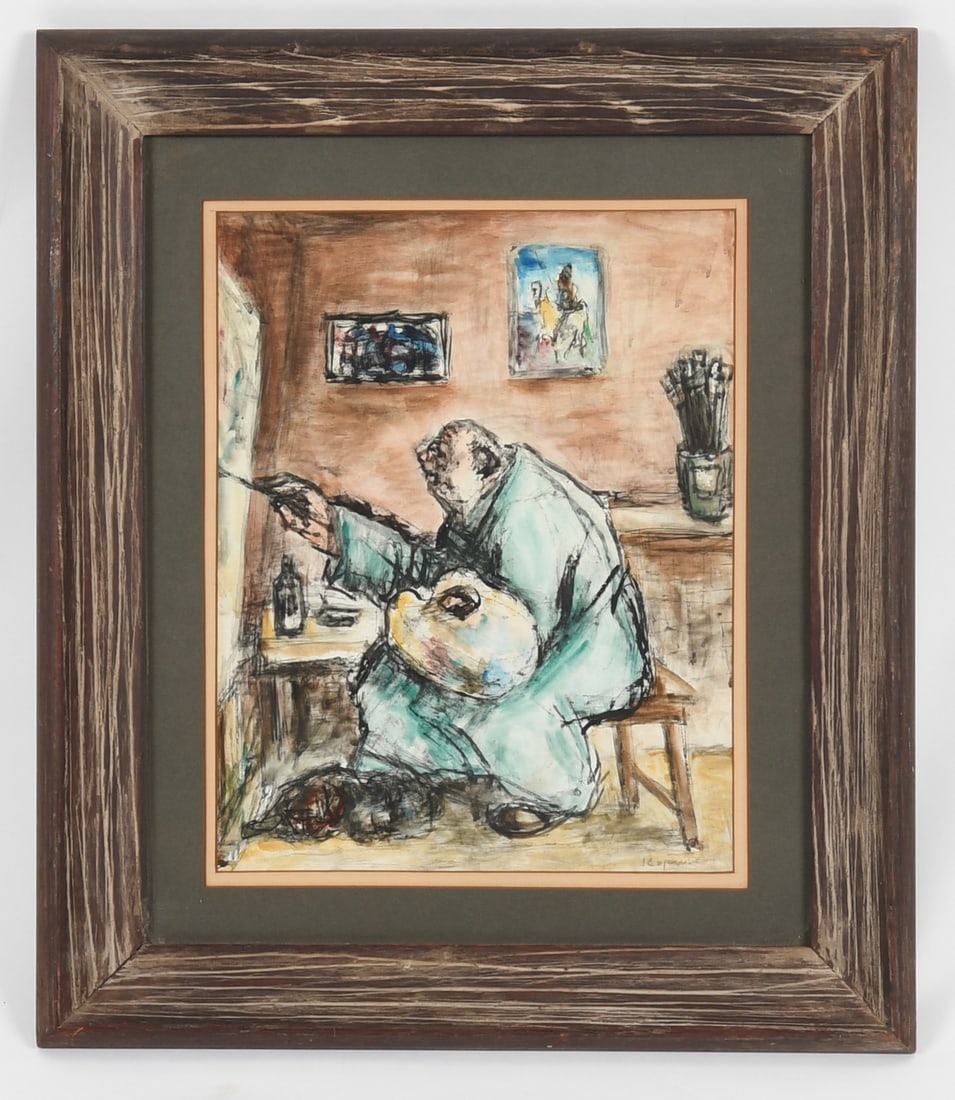 Benjamin D. KOPMAN (1887-1965) Watercolor (1 of 5)