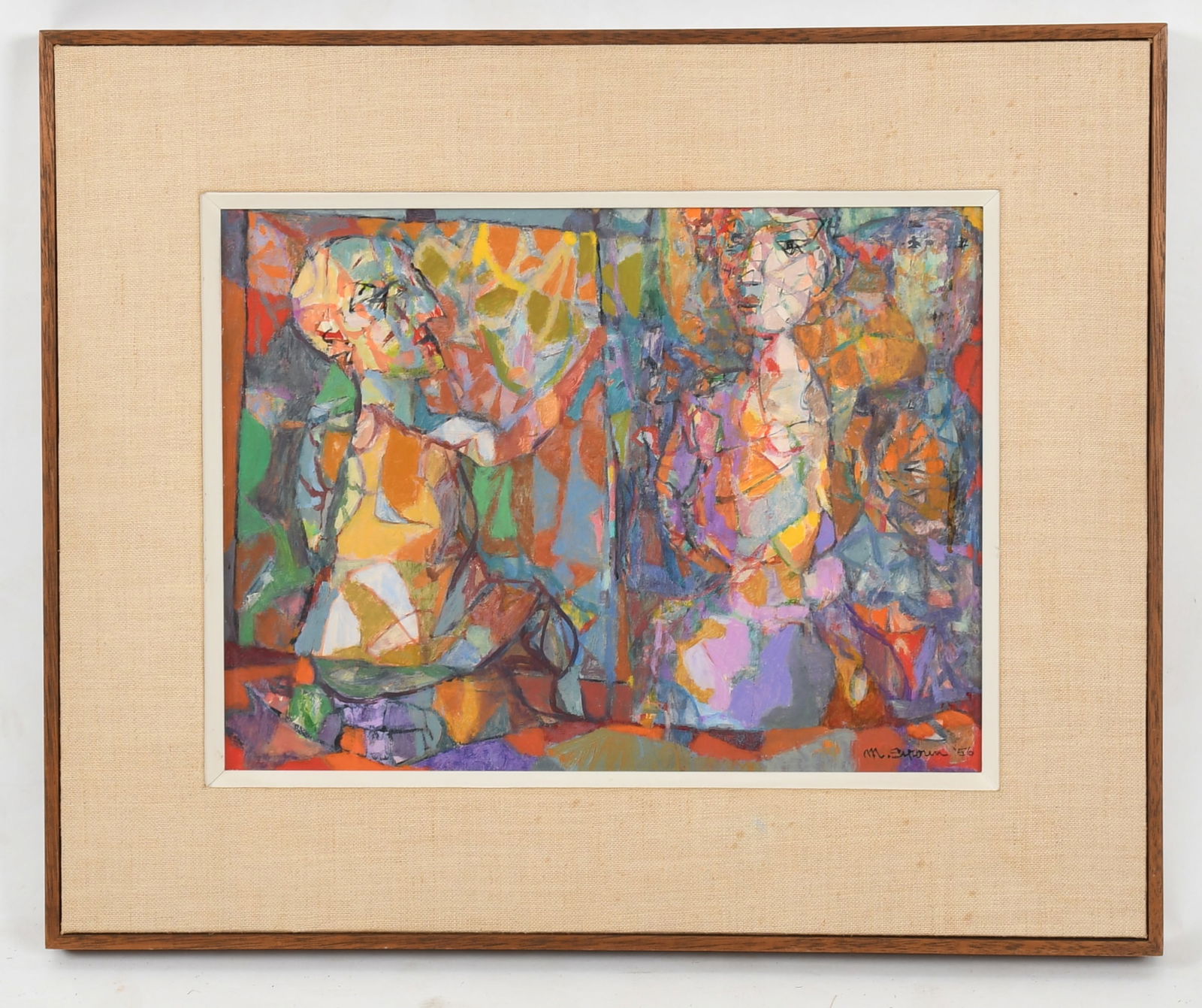 Mitchell Siporin (1910 - 1976) Oil on Board (1 of 6)