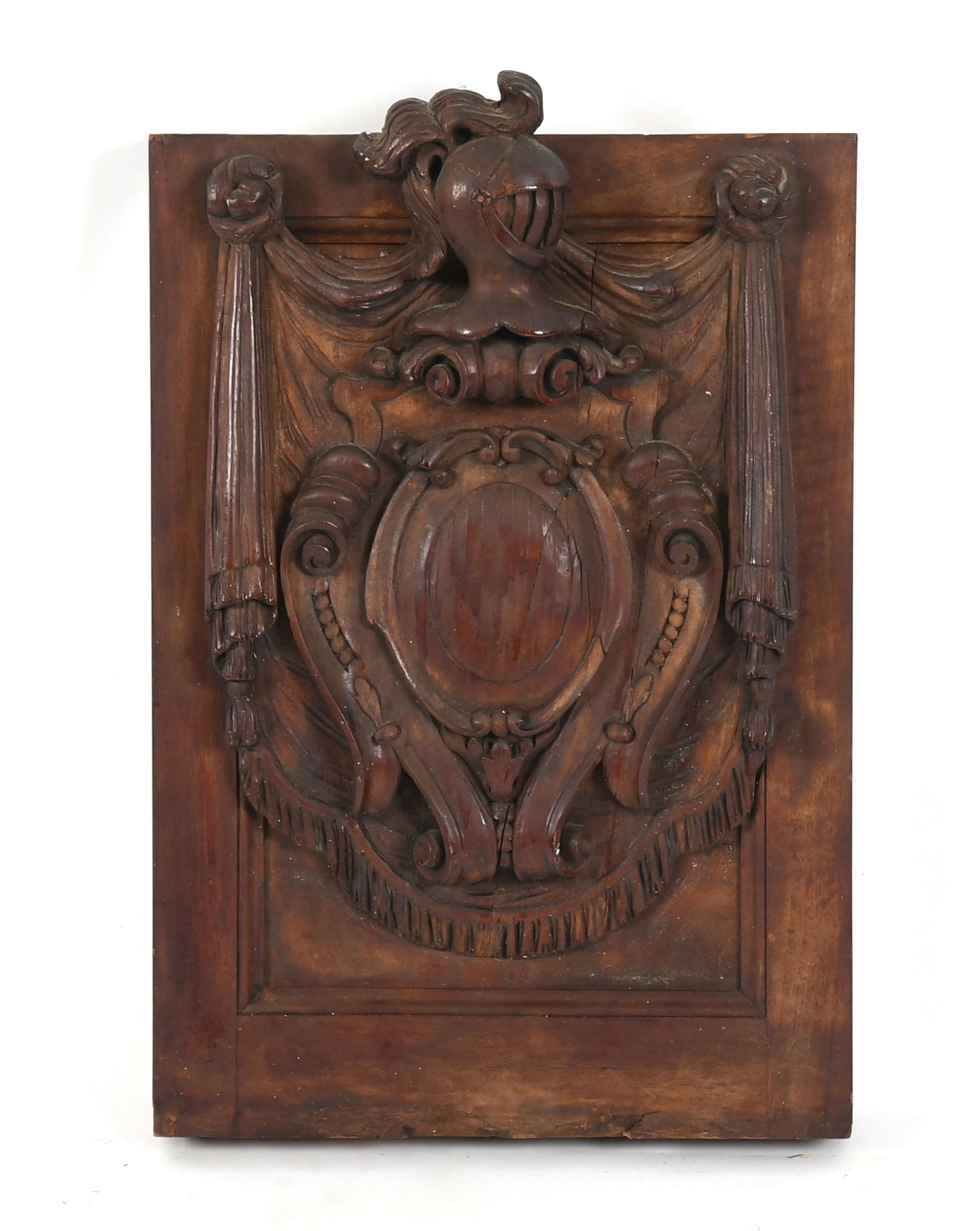 Continental Carved Walnut Relief Panel, 19th Century (1 of 4)