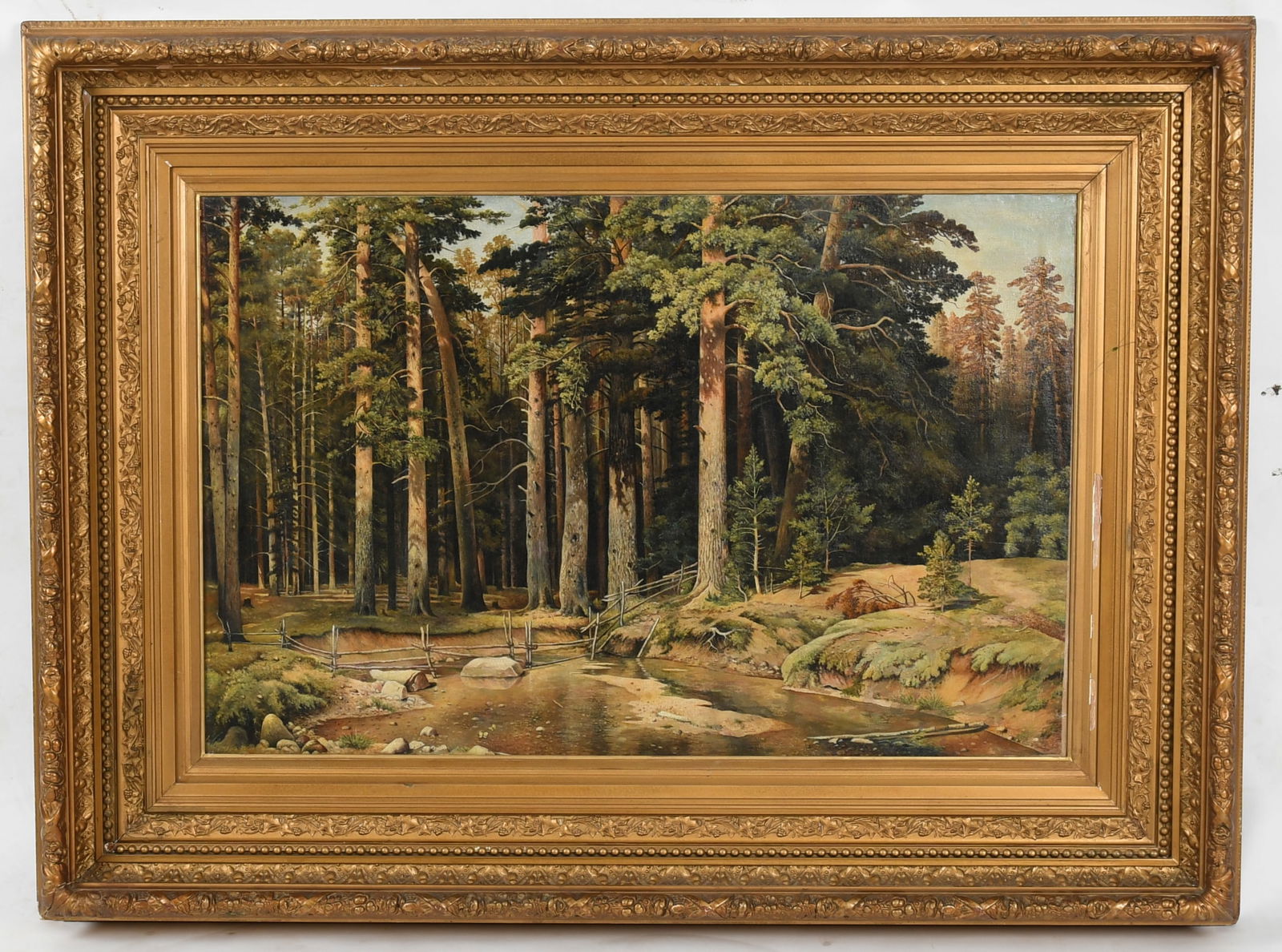 After Ivan Ivanovitch Shishkin (Russian, 1832-1898), Oil on Canvas (1 of 7)