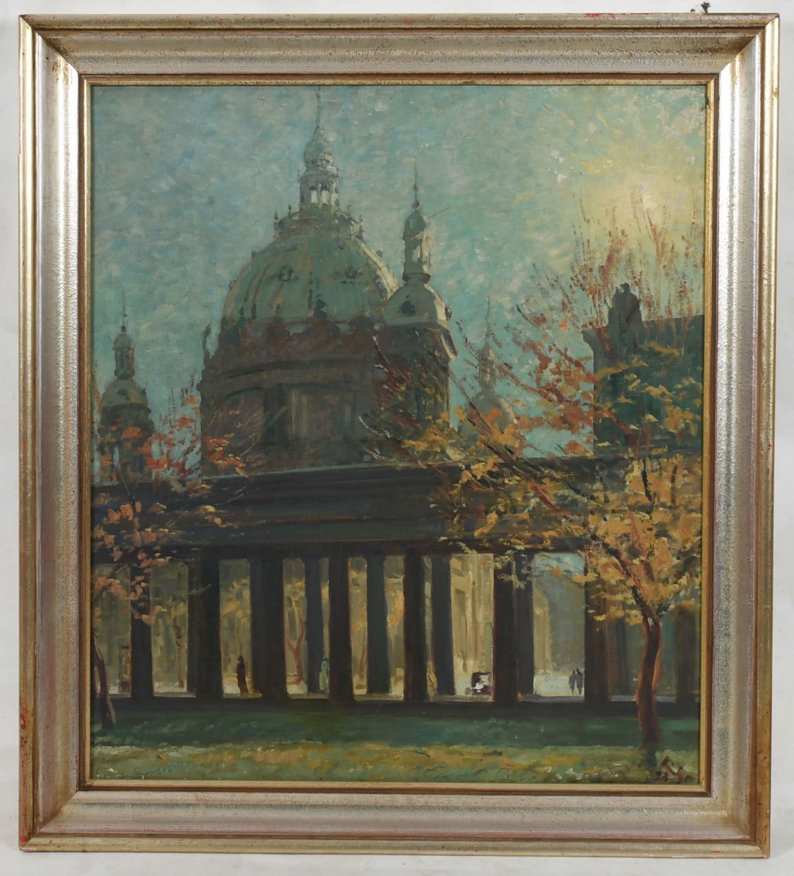 Continental School (20th c.) Oil on Board (1 of 6)