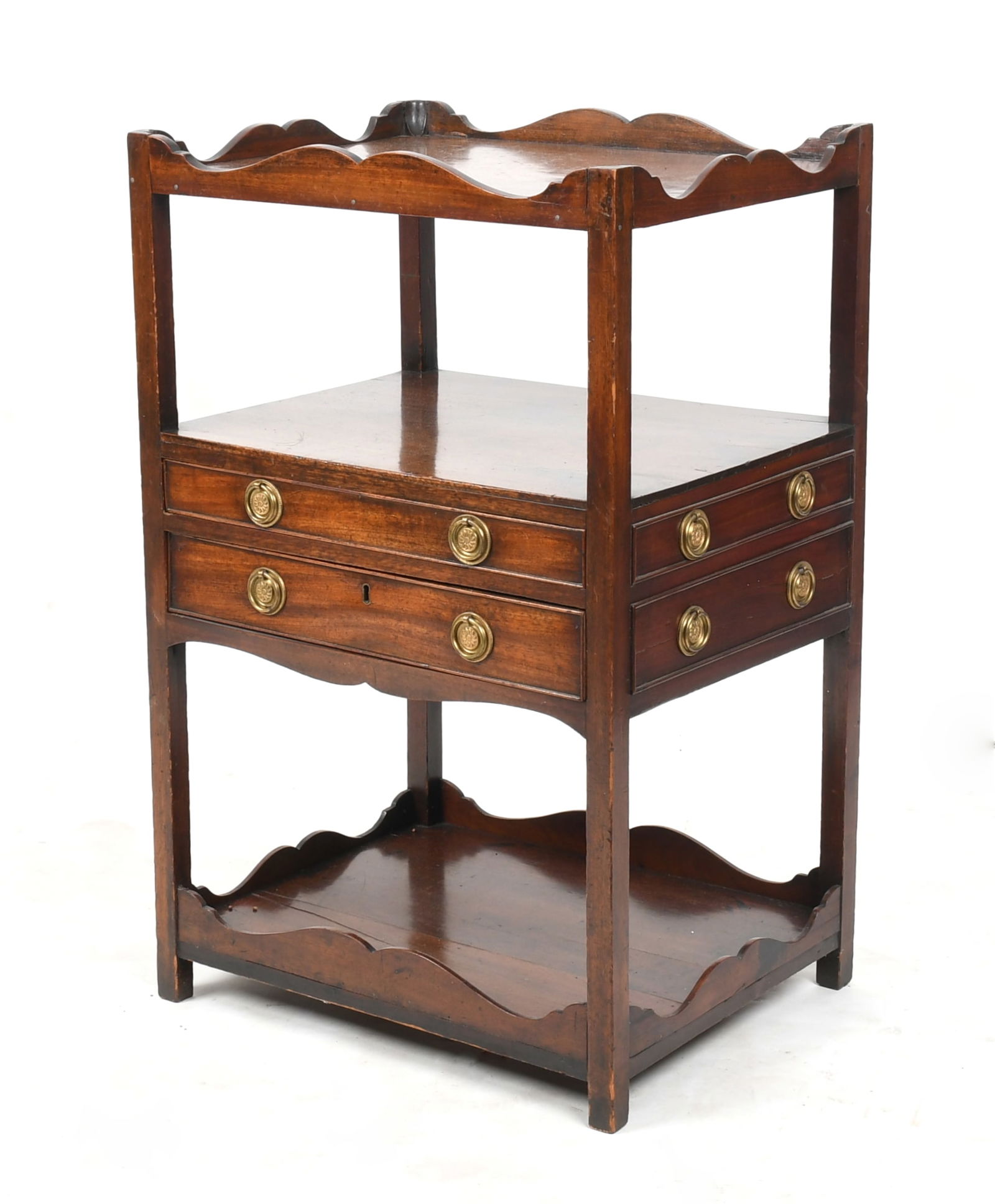 A George III Mahogany Three-Tier Stand, Early 19th Century (1 of 7)