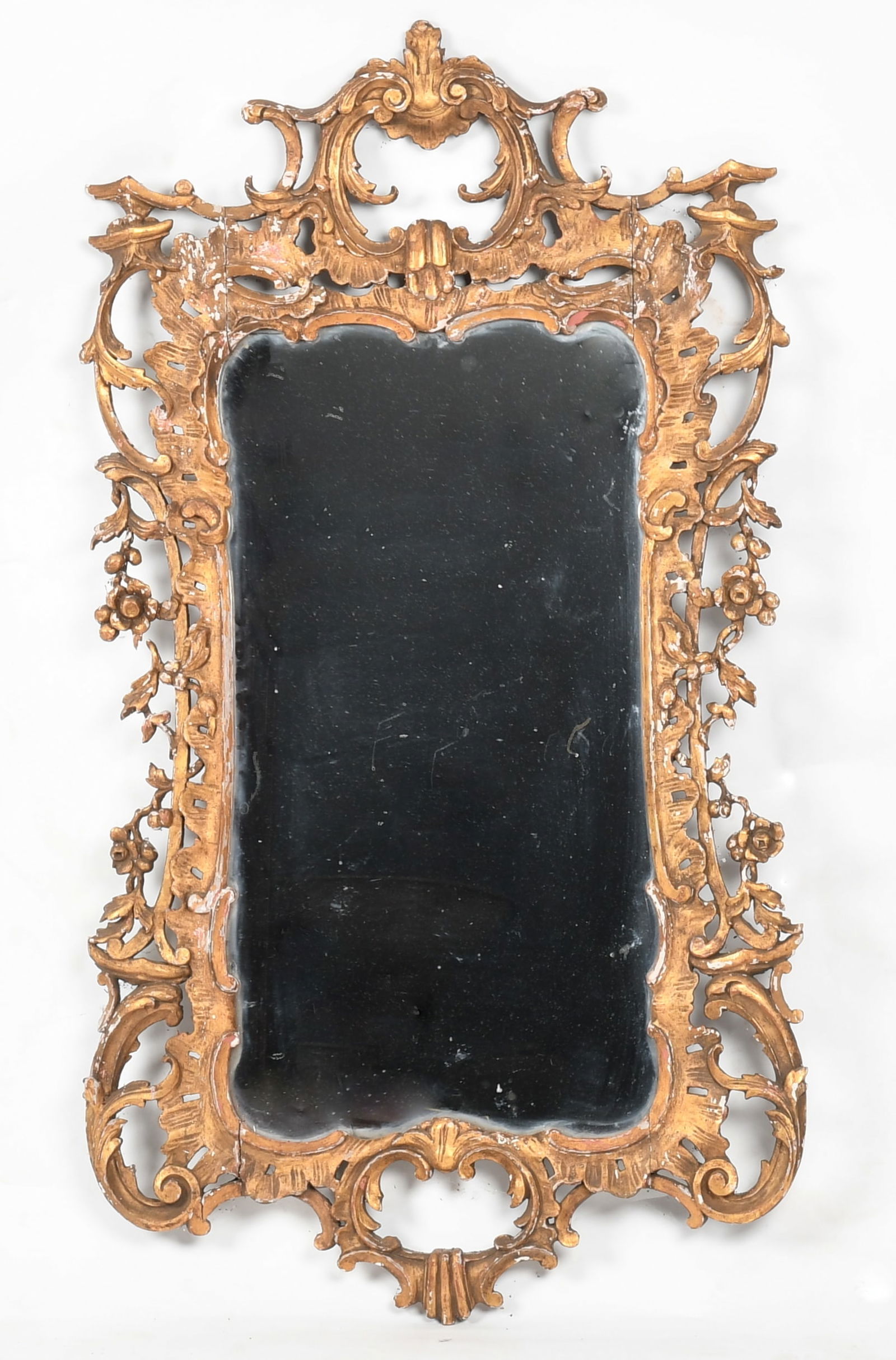 Rococo Style Carved Giltwood Mirror, Early 20th Century (1 of 8)