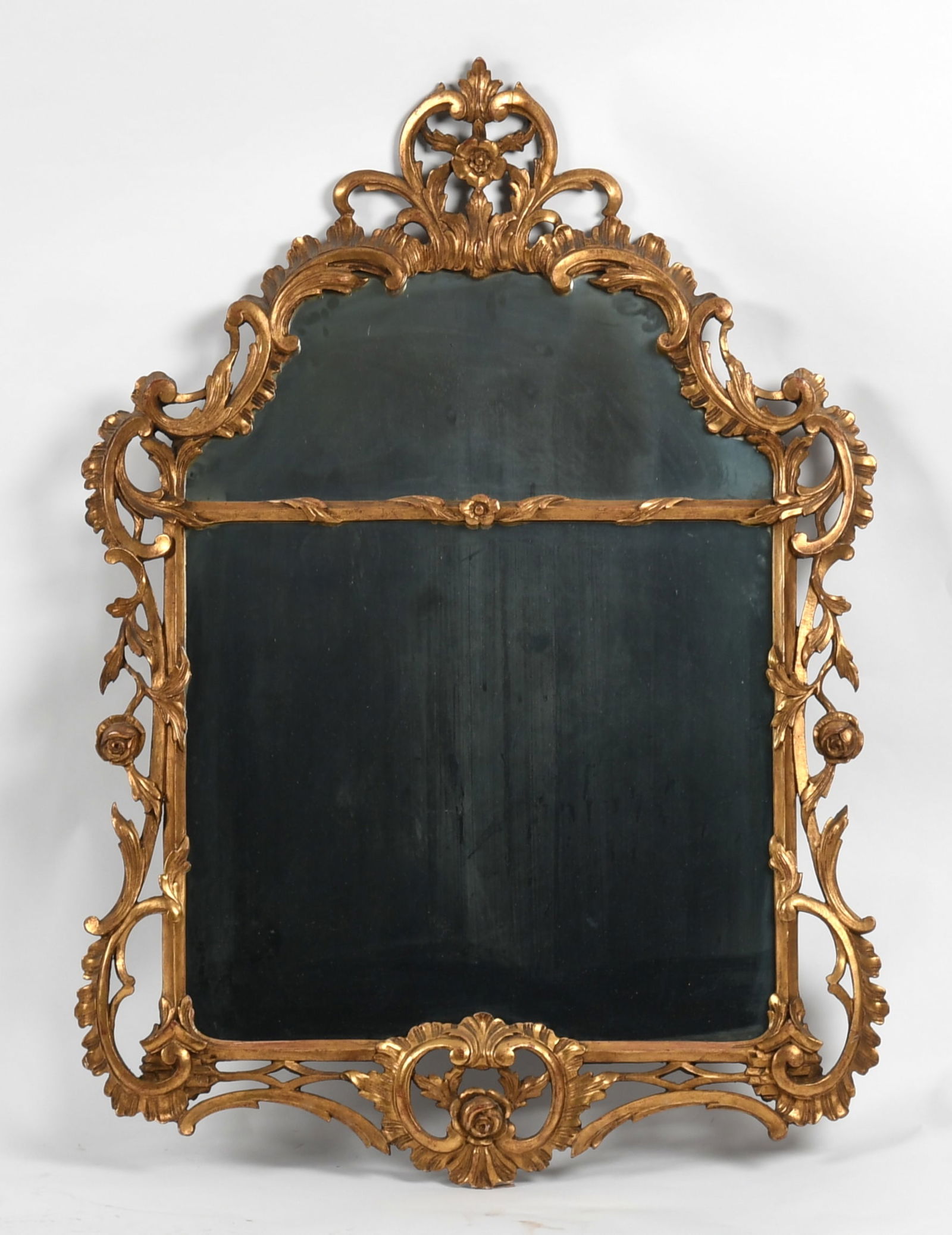 Rococo Style Carved Giltwood Mirror, Early 20th Century (1 of 6)