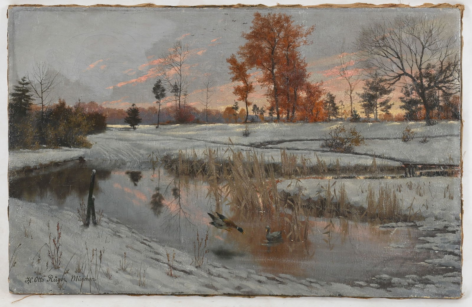 H. Otto Ruger (German, 19/20th century) Oil on Canvas (1 of 7)