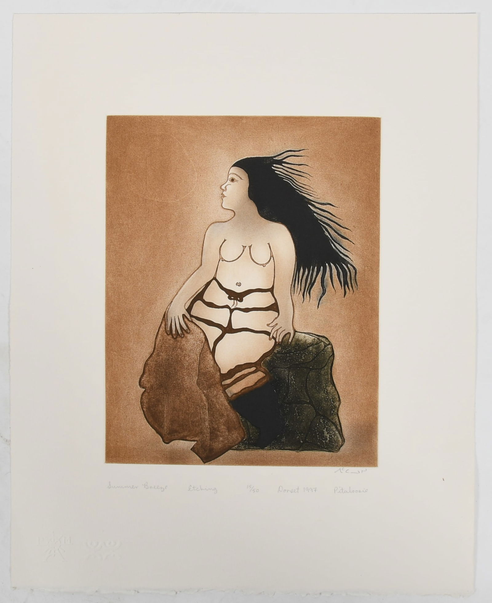 Pitaloosie Saila (Inuit, 1942-2021), Etching (1 of 6)
