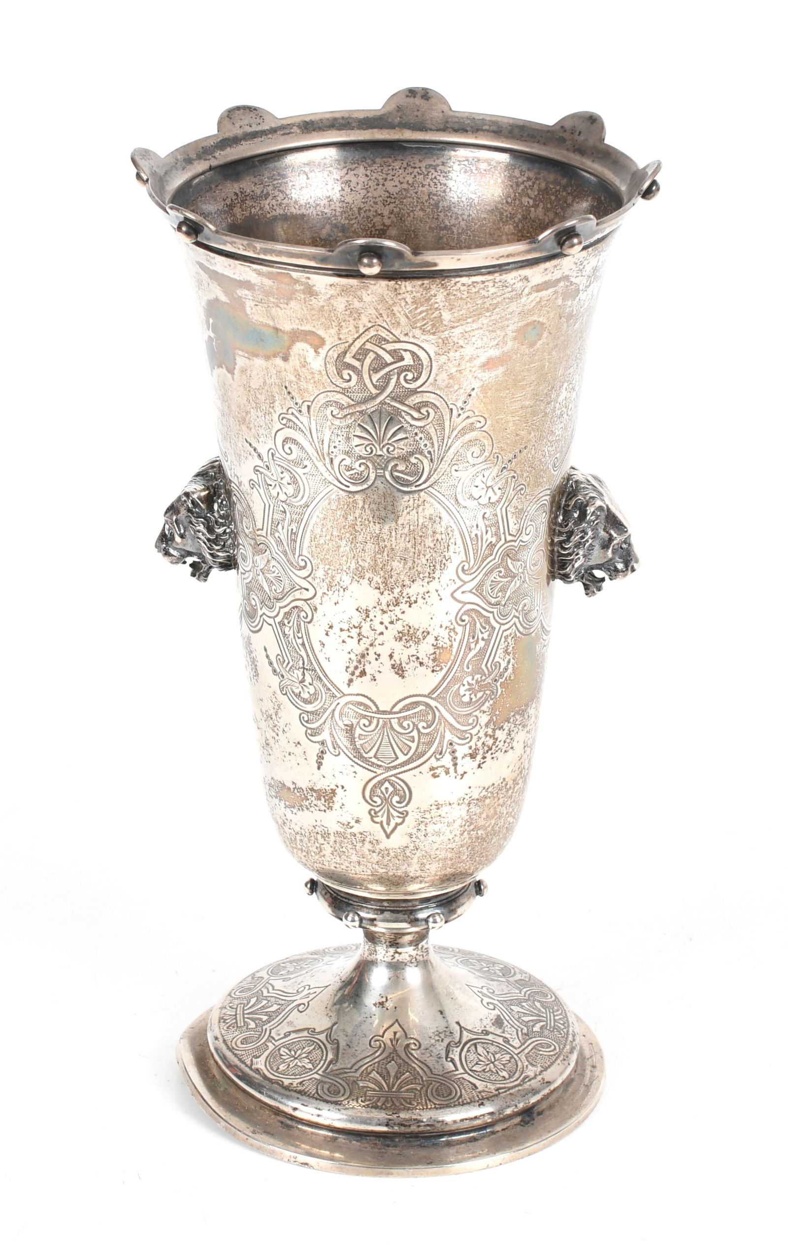 A Coin Silver Vase by Gorham (1 of 8)