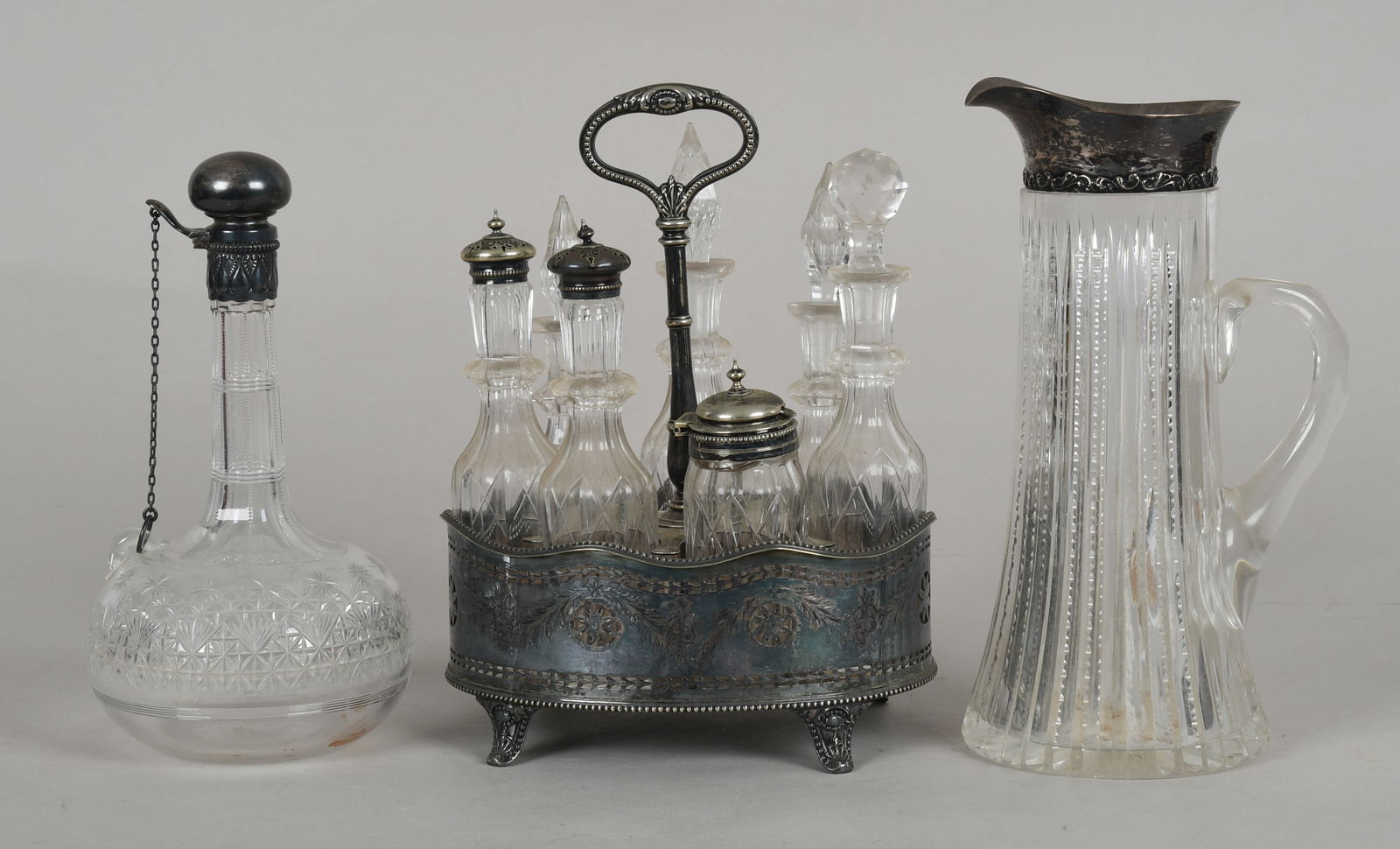 A Group of English Tableware, Silver Mounted Glass (1 of 15)