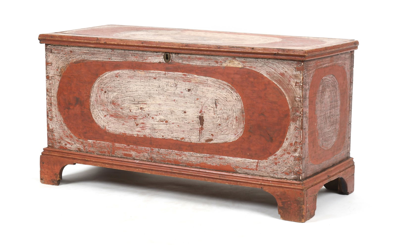 Pennsylvania Paint Decorated Tulip Poplar Blanket Chest (1 of 9)
