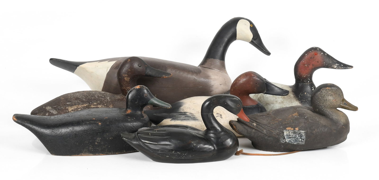 A Group of Seven Vintage Duck Decoys (1 of 15)