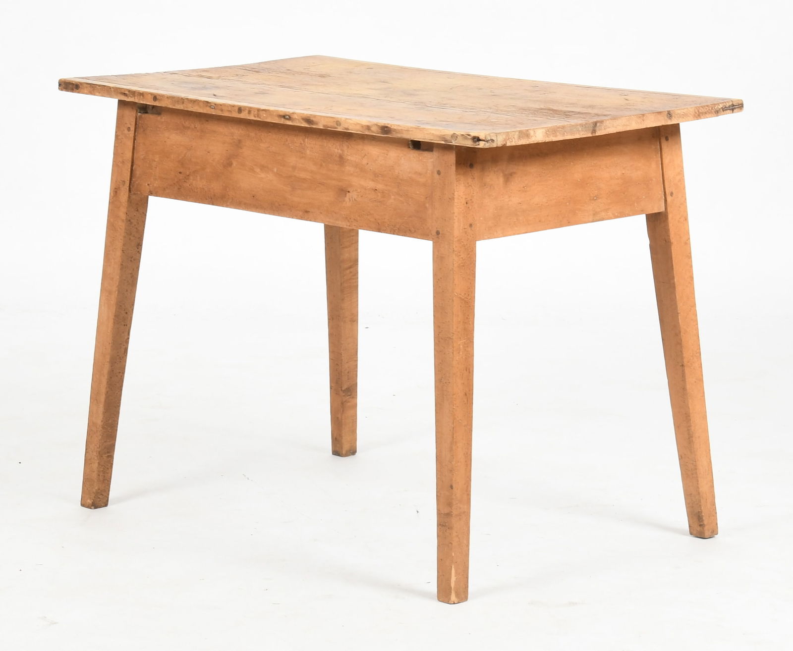 American Birdseye Maple and Pine Splay Leg Tavern Table, 19th Century (1 of 6)